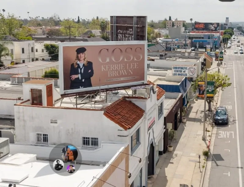 Goss Magazine billboard, Los Angeles