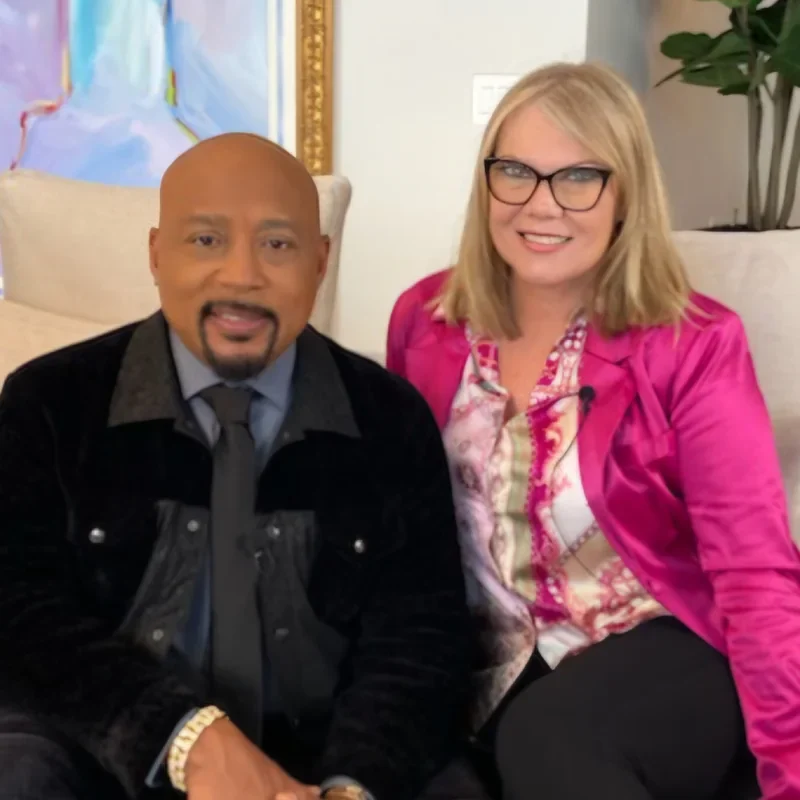 Kerrie Lee Brown with Daymond John